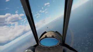 War Thunder SIMVR  F4UCorsair First flight airbattle warthunder airassault dogfight [upl. by Pleione210]