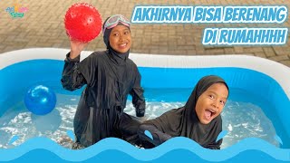 Akhirnya Bisa Berenang Di Rumah Senangnyaa [upl. by Occor]