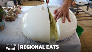 How 20 Cheeses Are Made Around The World  Regional Eats  Insider Food Marathon [upl. by Tobye994]