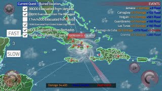 Hurricane Outbreak Category 3 Gameplay [upl. by Einama]