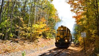 Conway Scenics Notch Train A Chase from North Conway to Fabyans [upl. by Trotter]