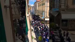 FC Basel Fans In Sanremo After Banned for the Away Game Against Nice fcbfcbaselbaselawaydays [upl. by Modeste]