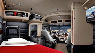 All New 2024 PETERBILT 589 INTERIOR  A hotel room on wheels [upl. by Ettesus]