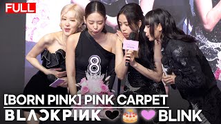 ENGJPN 8th Anniversary Event with BLACKPINK🩷BLINK Together  BORN PINK  JENNIE🖤LISA🩷JISOO🖤ROSÉ [upl. by Valle]