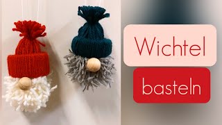 Wichtel basteln aus Wolle einfache und schnelle Anleitung ● DIY Gnomes [upl. by Ahsenwahs]