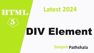 DIV element in HTML [upl. by Iatnahs]