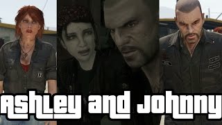 Ashley Butler and Johnny Klebitz GTA IV and GTA V [upl. by Trabue982]