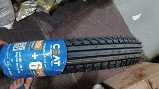 Ceat front tyre m86 model 🔥🔥❤💕🚗🏍🏍🏍👌👀👀👀 ll splendor plus bike tyre 👍👌viral tyre ceat [upl. by Mufinella]