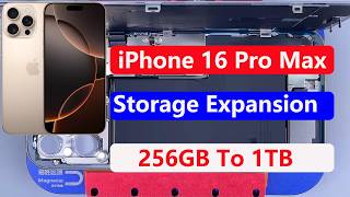 iPhone 16 Pro Max Storage Expansion  256GB To 1TB [upl. by Ahsimik]