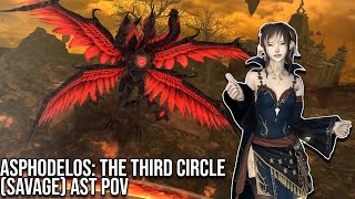 AST POV Pandaemonium SAVAGE  Asphodelos The Third Circle P3S FIRST CLEAR FFXIV [upl. by Aenitsirhc592]