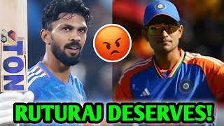 Ruturaj Gaikwad IN Shubman Gill OUT  Former Indian Cricketer ANGRY 😡 India Cricket News Facts [upl. by Qirat725]