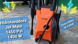 Hidrolavadora Jet Mate 1450 PsiPressure Washer Review [upl. by Sapphire17]