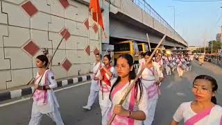 RSS Guwahati Mahanagar Mahanagar Path Sanchalan [upl. by Maxentia880]