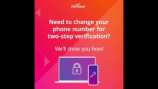 How to Update Your Payoneer Account Security Details with TwoStep Verification [upl. by Rossner]