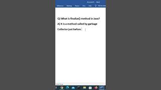What is finalize method in Java  Latest update 2024RealTime [upl. by Sudbury]