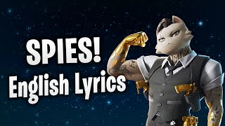 SPIES Murda Beatz English Lyrics  Fortnite Lobby Track [upl. by Adnolor448]