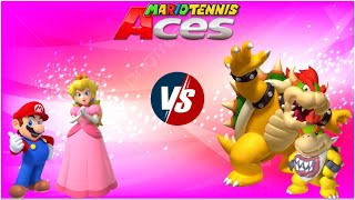 Mario Tennis Aces Mareach vs Evil Father N’ Son [upl. by Hacim950]