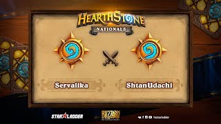 Servalika vs ShtanUdachi Hearthstone Nationals 2018 – Russia [upl. by Bethesde]