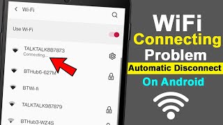 Wi Fi Keeps Disconnecting  wifi connecting problem on android phone [upl. by Aitnauq]