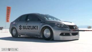 203 mph Bonneville RecordQualifying Run [upl. by Lebasi]