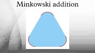 Minkowski addition [upl. by Tap]