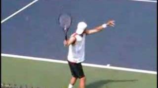 Lleyton Hewitt  Forehand Slow Motion [upl. by Aihseym591]