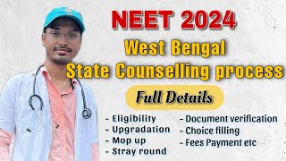 West Bengal NEET Counselling process 2024 EXPLAINED in details Documents Required Latest News [upl. by Admana]