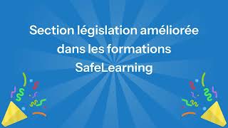 Section législation dans les formations SafeLearning [upl. by Assela]