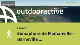 randonnée en France Sémaphore de Flamanville  Barneville Carteret [upl. by Enomis40]