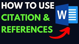 How To Add Citations amp References In Microsoft Word [upl. by Janenna]