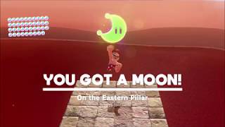 Sand Kingdom Moon 76 On the Eastern Pillar  Super Mario Odyssey [upl. by Ianaj]