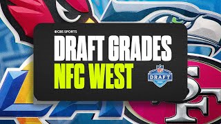 2024 NFL Team Draft Grades For NFC WEST Division I CBS Sports [upl. by Aelanej]