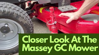 Massey Mower Deck Safety and Adjustments [upl. by Millan]