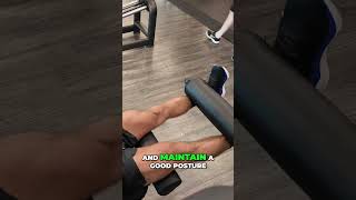 Sculpt and Strengthen Your Quads with Leg Extensions [upl. by Annwahsal254]