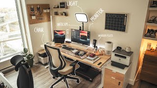 Modern Home Office amp Productive Workspace  WFH 2000 Hours Later [upl. by Atteniuq]