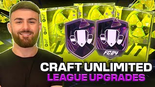 How to CRAFT UNLIMITED Premium League Upgrades Now in EAFC 24 LEAGUE SBC METHOD [upl. by Assennej]