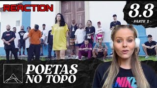 Poetas no Topo 33  PART 2  REACTION DANI ROCHA [upl. by Killian]