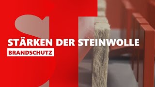 Brandschutz Stärken der Steinwolle  ROCKWOOL [upl. by Roots609]