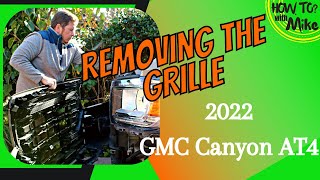 How to take off the grille from 2022 2023 GMC Canyon by MampR Automotive [upl. by Eniruam360]