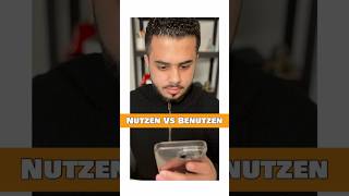 schnelldeutschde Benutzen VS nutzen [upl. by Gautea795]