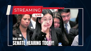 LIVE UPDATE ALICE GUO LATEST SENATE HEARING TODAY [upl. by Gambell]