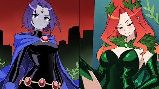 The Gaia Emerald  Raven VS Poison Ivy Nico Neko Art comic dub [upl. by Sayce]