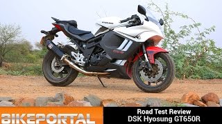 Hyosung GT650R Test Ride Review  Bikeportal [upl. by Brout610]