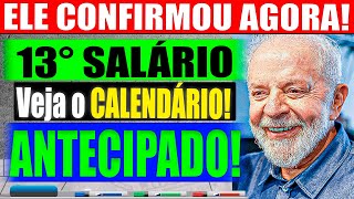 🤑DINHEIRO na CONTA INSS já LIBEROU 13° Salário para Aposentados e Pensionistas Veja o CALENDÁRIO✅ [upl. by Emlynn]