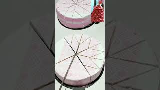 Easy Cake Cutting Vedio  Birthday Perfect Cake Cutting  jawaria22 [upl. by Eenerb58]