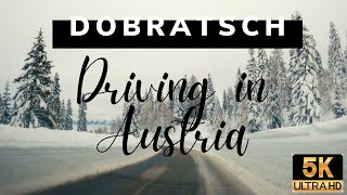 Driving in Austria Alpine Road  Record Amount of Snow  Dobratsch Naturpark  GoPro Hero9 UHD 5K [upl. by Chickie]