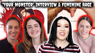 YOUR MONSTER Interview Caroline Lindy Kayla Foster Edmund Donovan on Working with Melissa Barrera [upl. by Liagaba591]