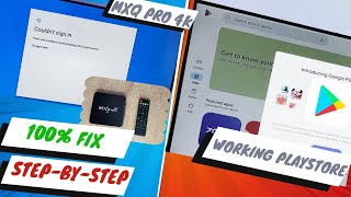 MXQ Pro 4K How to 100 Fix Google Play Store and Gmail Not Opening on Android TV Box [upl. by Anahsek503]