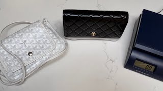 Comparison between the Goyard Plumet and the Chanel Wallet on chain WOC [upl. by Mayer]