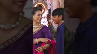 Kajol Yug Devgn VIRAL adorable moment from Durga Puja❤️❤️ Kajol yugdevgan shortsvideo shorts [upl. by Derian690]